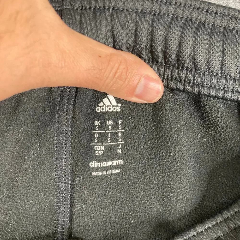 Adidas Sweatpants Mens S Black Wisconsin Badgers‎ ClimaWarm Fleece Jogger